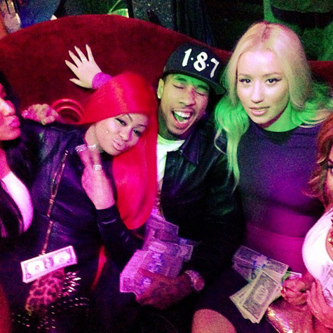 Blac Chyna, Tyga, and Iggy Azalea