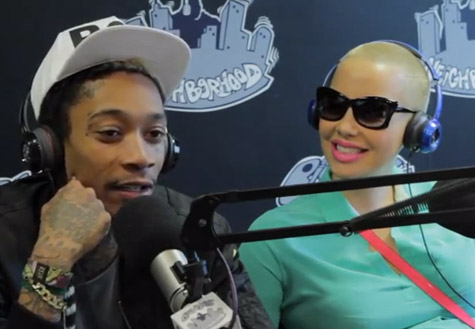 Wiz Khalifa and Amber Rose