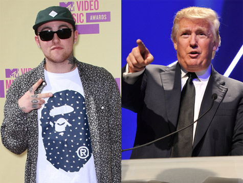 Mac Miller and Donald Trump