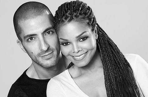 Wissam Al Mana and Janet Jackson