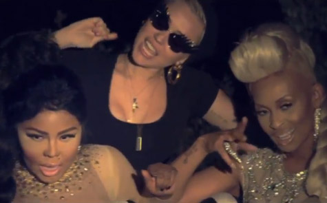 Lil' Kim, Miley Cyrus, and Tiffany Foxx