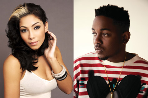 Bridget Kelly and Kendrick Lamar