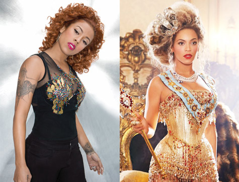 Keyshia Cole and Beyoncé