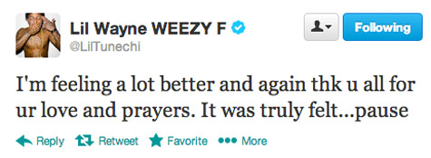 Lil Wayne Tweet