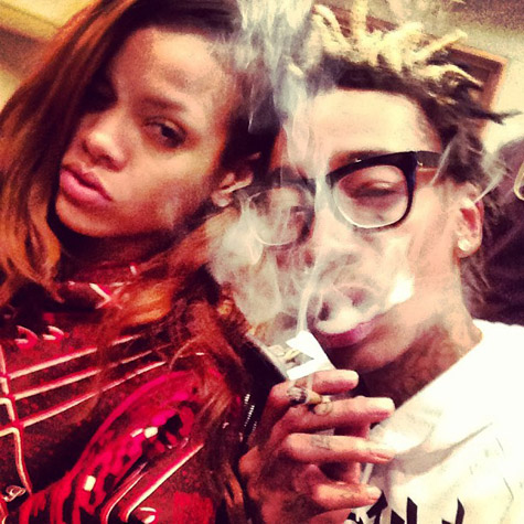 Rihanna and Wiz Khalifa