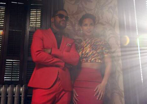 Maxwell and Alicia Keys