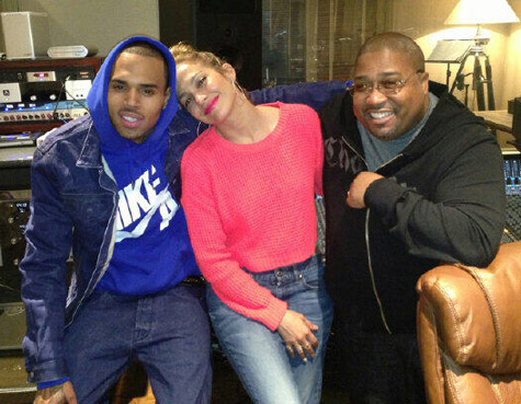 Chris Brown, Jennifer Lopez, and Cory Rooney