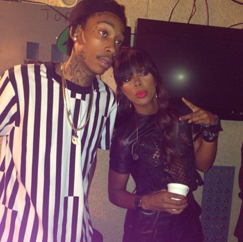 Wiz Khalifa and Kelly Rowland