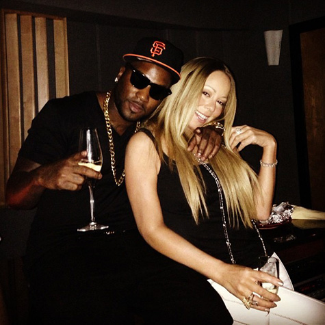 Young Jeezy and Mariah Carey