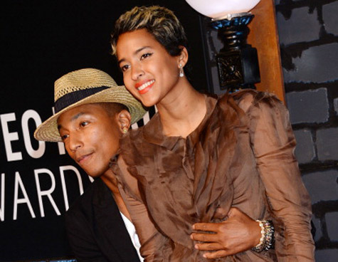 Pharrell and Helen Lasichanh