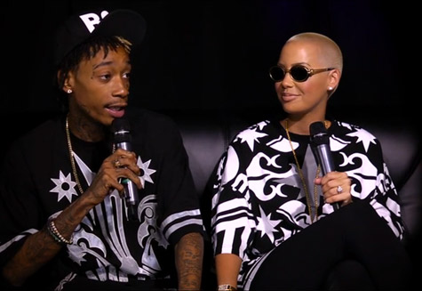 Wiz Khalifa and Amber Rose