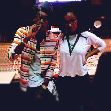 Wiz Khalifa and LoLa Monroe