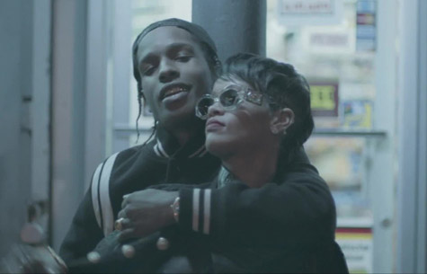 A$AP Rocky and Rihanna