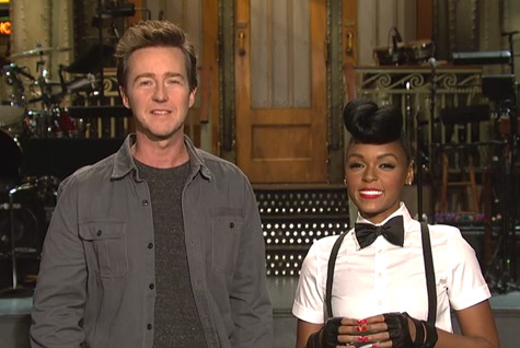 Edward Norton and Janelle Monáe