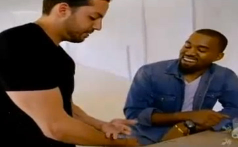 David Blaine and Kanye West