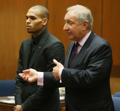 Chris Brown and Mark Geragos