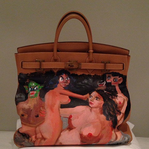 George Condo Birkin Bag