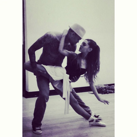 Chris Brown and Ariana Grande