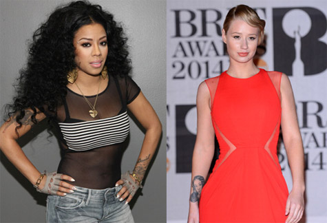 Keyshia Cole and Iggy Azalea