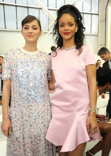 Marion Cotillard and Rihanna