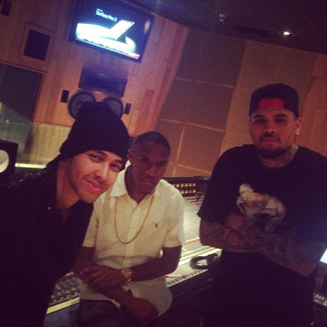 Prince Royce, RoccStar, and Chris Brown