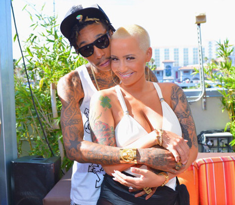 Wiz Khalifa and Amber Rose