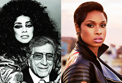 Lady Gaga, Tony Bennett, and Jennifer Hudson