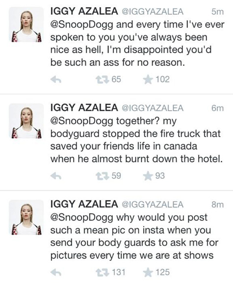 Iggy Azalea vs. Snoop Dogg