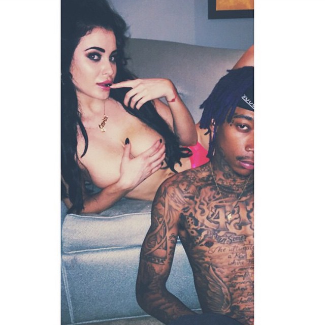 Carla Howe and Wiz Khalifa