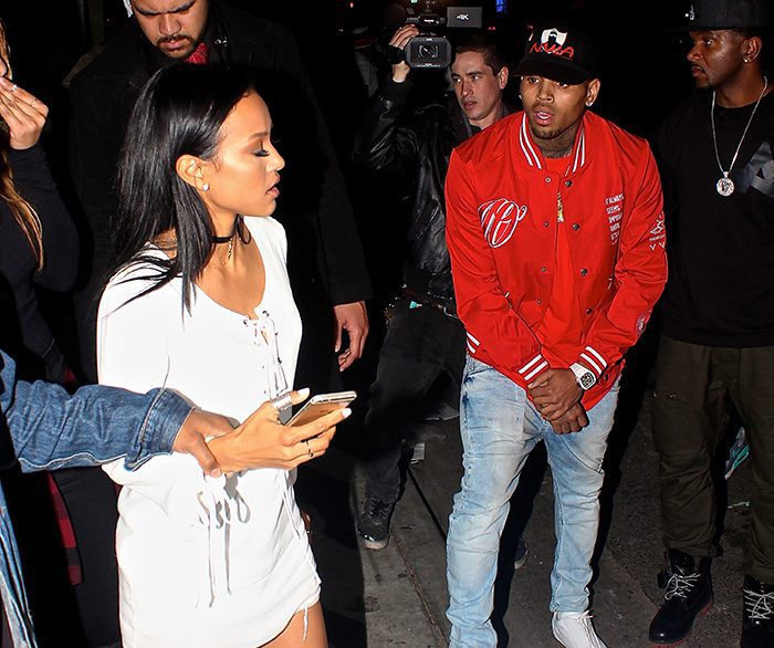 Karrueche and Chris Brown