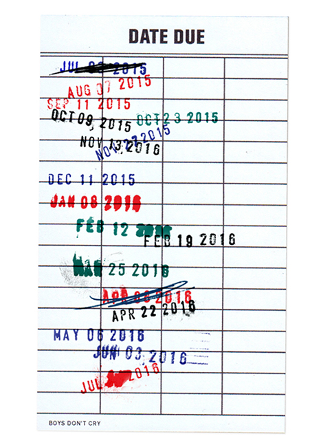 Frank Ocean Library Card