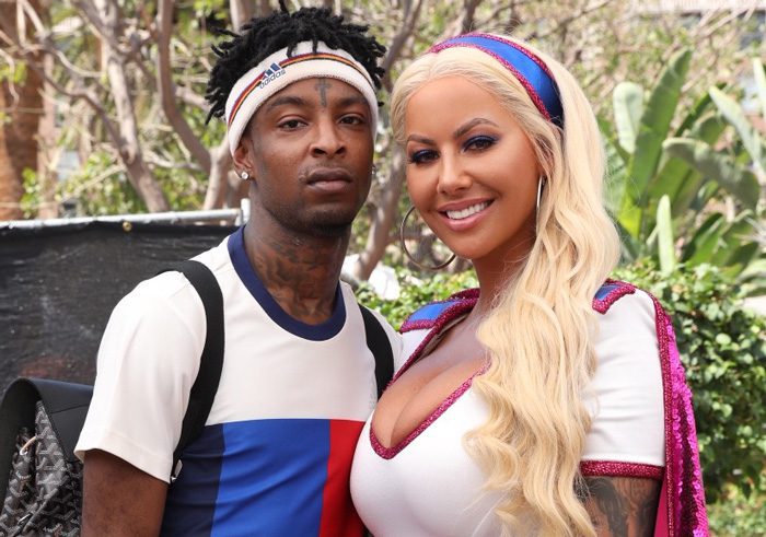 21 Savage and Amber Rose