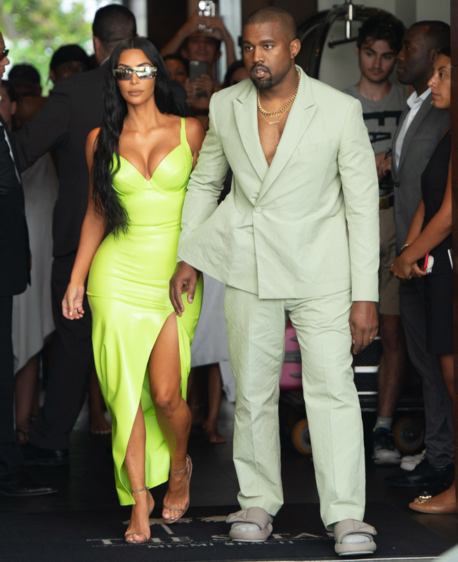 Kim Kardashian and Kanye West