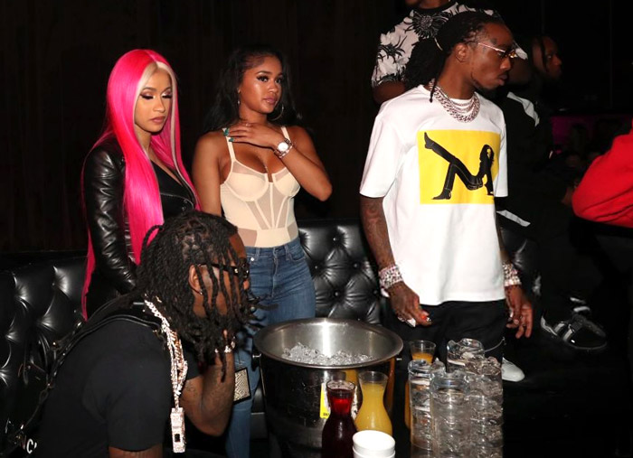 Offset, Cardi B, Saweetie, and Quavo