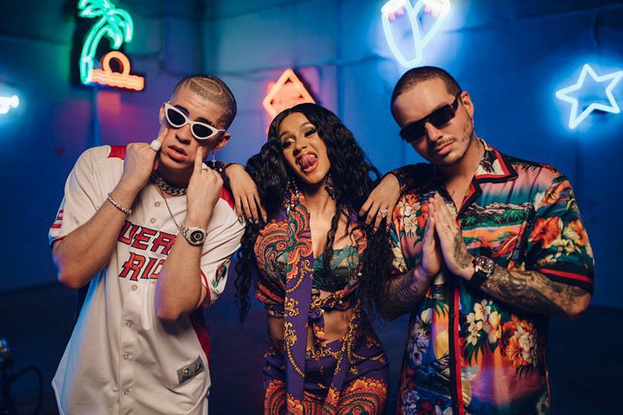 Bad Bunny, Cardi B, and J Balvin