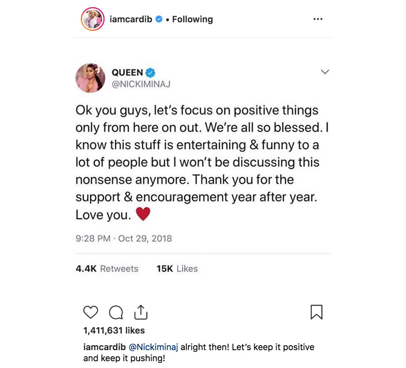 Cardi B Instagram