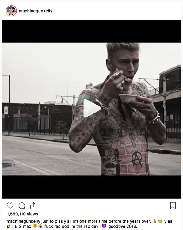 Machine Gun Kelly IG