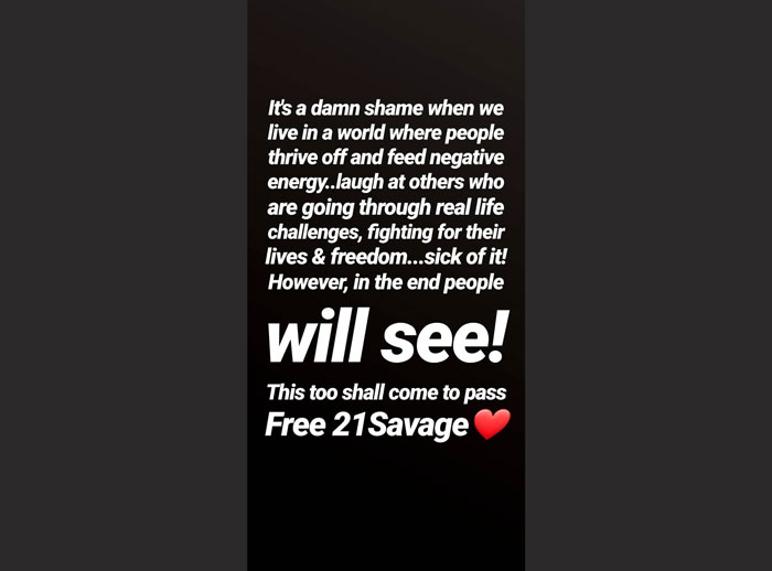 21 Savage Mother IG