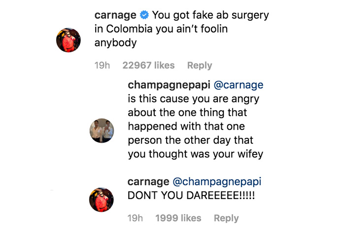 Drake and Carnage IG