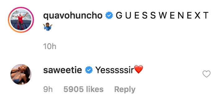 Quavo and Saweetie IG