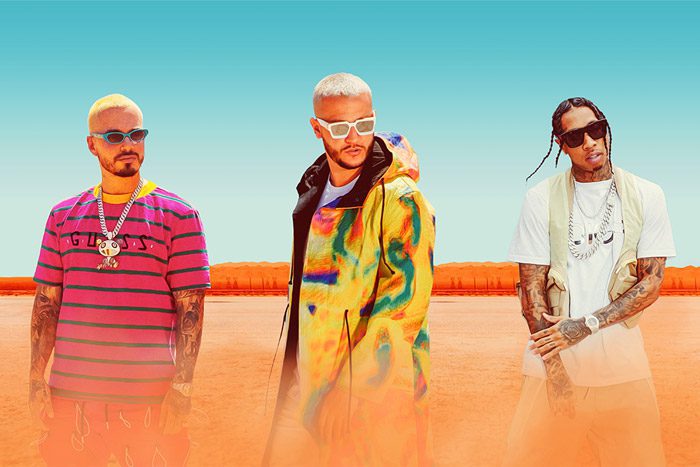 J Balvin, DJ Snake, and Tyga