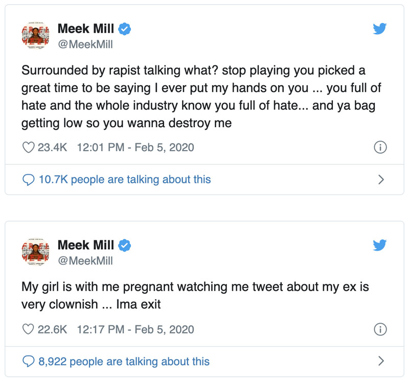 Meek Mill Tweets