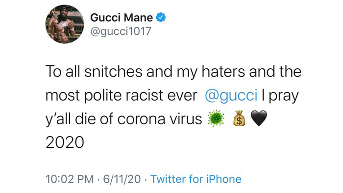 Gucci Mane Tweet