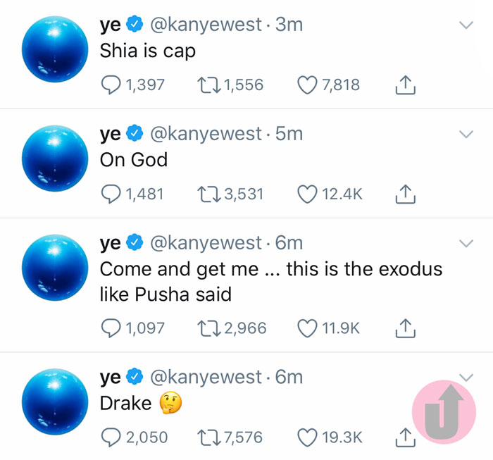 Kanye West Tweets