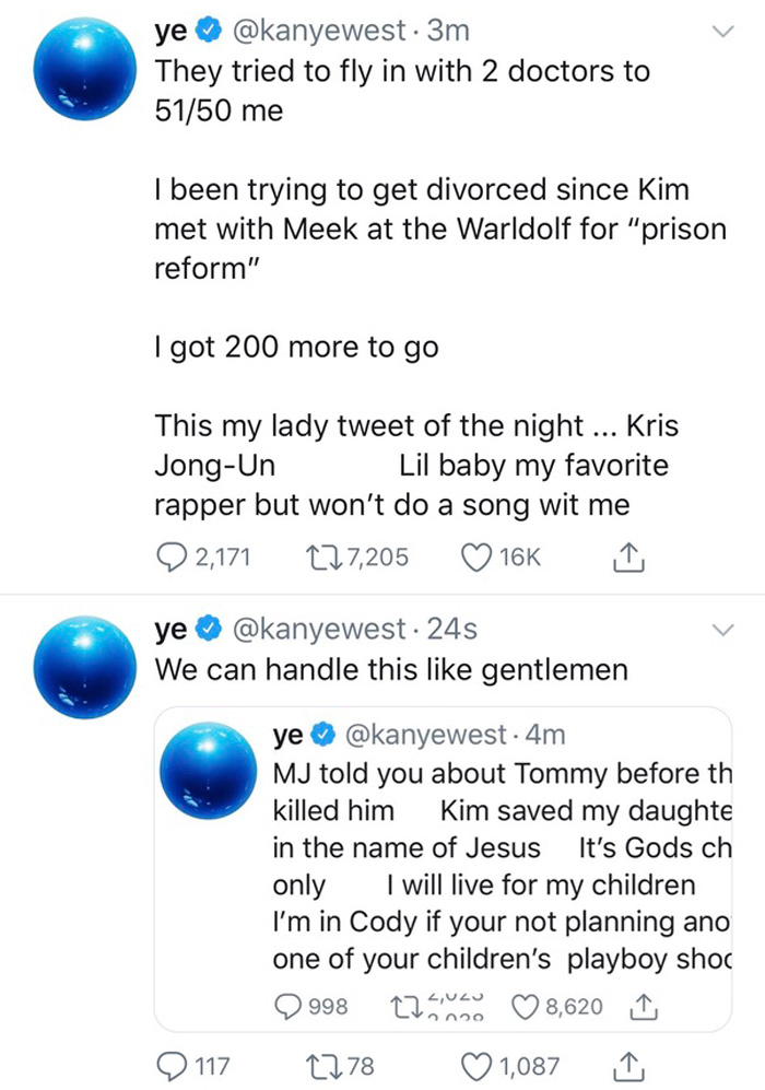 Kanye West Tweets