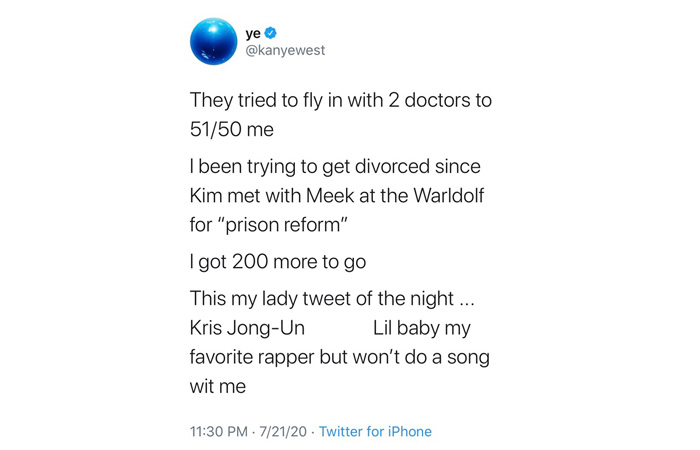 Kanye West Tweets