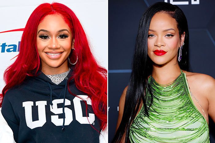 Saweetie and Rihanna