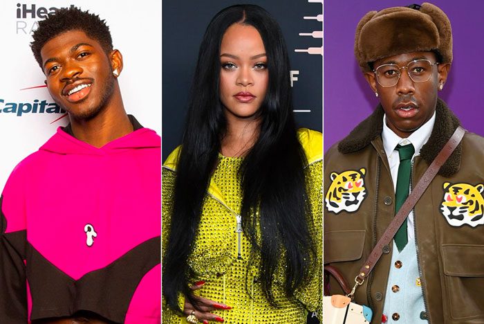 Lil Nas X, Rihanna, and Tyler, the Creator