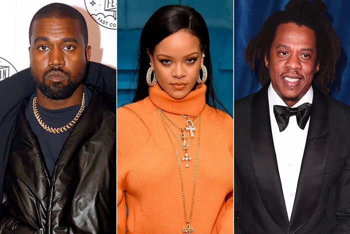 Kanye West, Rihanna, JAY-Z