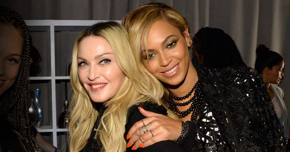 Madonna and Beyoncé